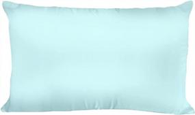 img 4 attached to King Size Aqua Charmeuse Hypoallergenic Spasilk Pure Silk Pillowcase