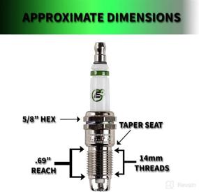 img 4 attached to E3 Spark Plugs E3.44 Automotive Spark Plug: Enhanced Performance, 4.75 Inch - Pack of 1