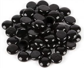 img 3 attached to Mr. Fireglass 1/2" Reflective Fire Glass Beads For Fireplace Fire Pit & Lanscaping, 10 Lb High Luster Onyx Black