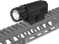 rail-mounted handgun tactical flashlight with gun light, weapon torch for enhanced illumination логотип