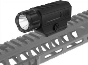 img 4 attached to Rail-Mounted Handgun Tactical Flashlight With Gun Light, Weapon Torch For Enhanced Illumination