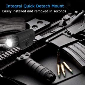 img 1 attached to Rail-Mounted Handgun Tactical Flashlight With Gun Light, Weapon Torch For Enhanced Illumination