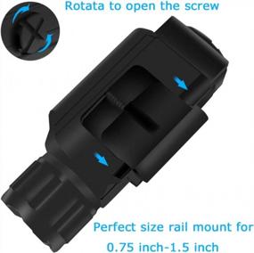 img 3 attached to Rail-Mounted Handgun Tactical Flashlight With Gun Light, Weapon Torch For Enhanced Illumination