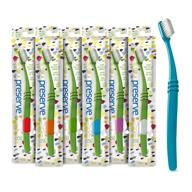 🪥 enhanced packaging for lightweight bristle preserve toothbrushes logo