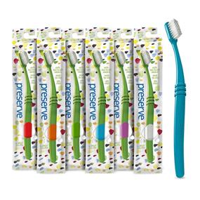 img 1 attached to 🪥 Enhanced Packaging for Lightweight Bristle Preserve Toothbrushes