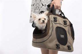 img 1 attached to Emanuele Bianchi Design Infinita Universal Sport Bag/Carrier for Pets: Tan/Brown: Best Features & Quality