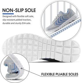 img 1 attached to Alicegana Breathable Athletic Fashion Sneakers Women's Shoes ~ Athletic