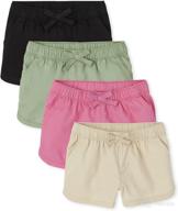 baby and toddler girls twill pull-on shorts from the children's place, enhanced for seo логотип