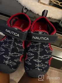 img 6 attached to 👟 Nautica защитные сандалии с закрытым носком - однотонные черные 11 мальчиковая обувь: прочный и надежный вариант для активных детей.