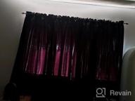 img 1 attached to Anjee Blackout Curtains For Bedroom 63 Inches Length Solid Plain Navy Blue Window Curtains Room Darkening Thermal Insulated Curtain Drapes 2 Panels Rod Pocket Drapery, Navy Blue 38X63 Inches review by Anil Campbell