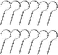 gydandir 4 inch heavy duty jumbo hooks - perfect for hanging large items! 12 pack logo