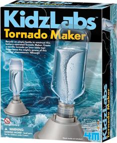 img 4 attached to 🌪️ KidzLabs Набор для научных экспериментов "Генератор торнадо" – DIY-комплект для создания атмосферных циклонов, тайфунов и ураганов – образовательная игрушка STEM для детей и подростков, для девочек и мальчиков.