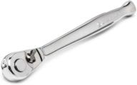 60 tooth quick release teardrop ratchet - crescent crw0n, 1/4" drive with 6 inch handle logo