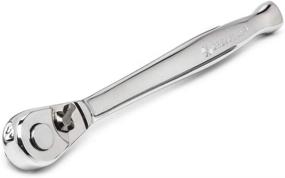 img 3 attached to 60 Tooth Quick Release Teardrop Ratchet - Crescent CRW0N, 1/4" Drive With 6 Inch Handle