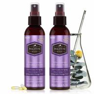 hask thickening biotin 5-in-1 leave in conditioner spray for all hair types, color safe, gluten free, sulfate free, paraben free - biotin 2 piece set логотип