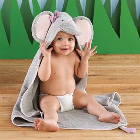 img 2 attached to 👶 Cute and Cozy: Baby Aspen Hooded Towel/Robe for Extra Snuggles