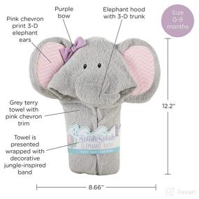 img 1 attached to 👶 Cute and Cozy: Baby Aspen Hooded Towel/Robe for Extra Snuggles