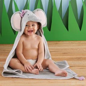 img 4 attached to 👶 Cute and Cozy: Baby Aspen Hooded Towel/Robe for Extra Snuggles