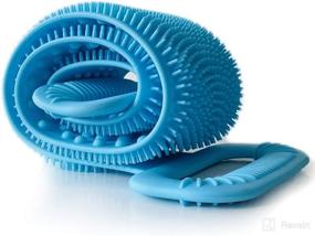 img 4 attached to Silicone Body Scrubber Brush Shower Tools & Accessories