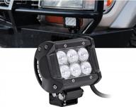 lamphus cruizer 4 18w led flood light with 60 degree beam spread - ip67 waterproof for off-road, construction, tow trucks, utility trucks & marine use. logo