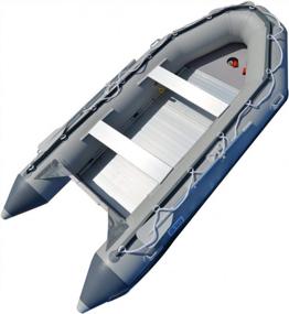 img 1 attached to BRIS 12.5 Ft Inflatable Boat Inflatable Fish Hunter & Person Inflatable Raft Boat