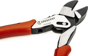 img 1 attached to Crescent 8" Diagonal Compound Action Dual Material Cutting Plier - CCA5428 , Red