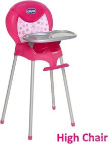 img 1 attached to 👶 Complete 3 Piece Baby Doll Furniture Set for 18-Inch Dolls - Stroller, High Chair, and Playard, Ideal Gift for 3 Year Old Girls and Up