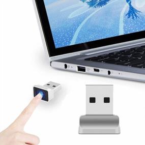img 4 attached to 2шт DDSKY USB считыватель отпечатков пальцев - портативный биометрический сканер ключа безопасности с Windows 10 32/64 бит и новейшими функциями Windows Hello