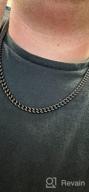 img 1 attached to DiscoverChic 18K Gold Plated/Stainless Men's Curb Chain Necklace review by Mario Portillo