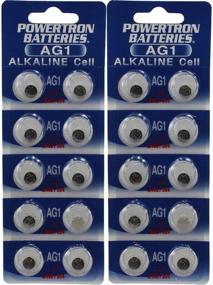 img 1 attached to 🔋 20-Pack AG1 Watch Batteries - SR621, SR621SW, 364, 164 by Powertron