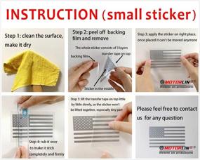 img 2 attached to 3S MOTORLINE American Sticker Distressed Exterior Accessories best on Bumper Stickers, Decals & Magnets