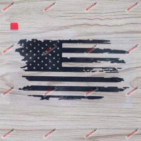 img 4 attached to 3S MOTORLINE American Sticker Distressed Exterior Accessories best on Bumper Stickers, Decals & Magnets