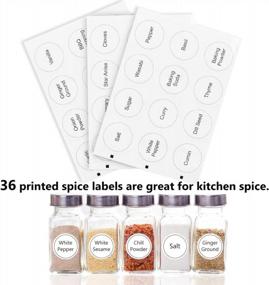img 1 attached to Chalkboard Labels Set, Tebik 289 Pack Large Medium And Small Chalkboard Stickers, Chalk Markers & Spice Labels Reusable For Home Office School Bars Shops Pantry Storage Jars Glass Bottles Crafts