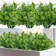 transform your garden with 24-pack uv-resistant artificial greenery by hatoku логотип
