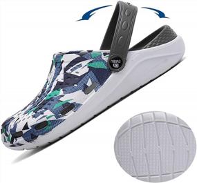 img 3 attached to 🏥 Men's Hospital Slippers: Lightweight, Breathable Footwear for Optimal Comfort