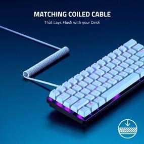 img 2 attached to Razer PBT Keycap + Coiled Cable Upgrade Set: Durable Doubleshot PBT - Universal Compatibility - Keycap Removal Tool & Stabilizers - Tactically Coiled & Designed - Braided Fiber Cable - Classic Black