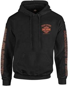 img 2 attached to Harley Davidson Piston Sleeve Pullover Hoodie