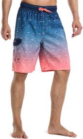 img 2 attached to Stay Cool And Comfortable - Nonwe Men'S Quick-Dry Beach Board Shorts With Mesh Lining