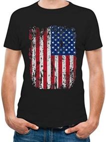 img 2 attached to Distressed American Eagle Flag Shirt For Men - Patriotic 4Th Of July Clothing With USA Theme