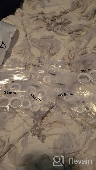 img 1 attached to Ear Stretching Kit Set - 20/28Pcs 8G-1" WBRWP Hollow Hard Silicone Plugs And Tunnels - Gauges Stretcher For Body Piercing And Expanding Ear Jewelry review by Ryan Mosqueda
