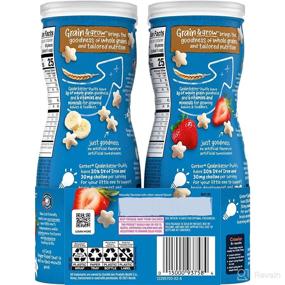 img 3 attached to 🍌 Gerber Puffs Banana Strawberry Apple, 1.48 oz, Pack of 4