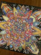 img 1 attached to 1000 Piece Mandala Jigsaw Puzzle - Creative Colorful Black Fantasy Bgraamiens Color Challenge Puzzle review by Joe Unruh