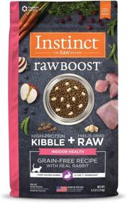 img 4 attached to Maximize your Indoor Cat's Health: Instinct Raw Boost Indoor Dry Cat Food - Grain Free, High Protein Kibble + Freeze Dried Raw Nutrition