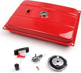 img 4 attached to 🛢️ 7-Gallon Universal Secondary Gas Fuel Tank with Generator Petcock, Filter, Gauge, and Cap - by Areyourshop