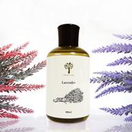 🌿 lavender & eucalyptus fragrance oil refill: 6 oz reed diffuser oil with free cotton reed sticks - ideal for office, bedroom, living room, bathroom, home decor and oil diffusers logo