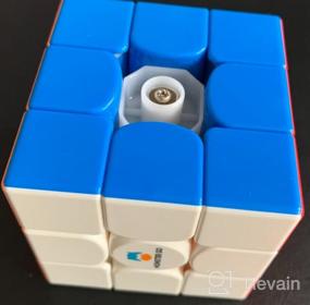 img 7 attached to Monster Go Magnetic 3X3 Speed ​​Cube: Премиум-упаковка, обучающая серия, игрушка-головоломка для начинающих детей