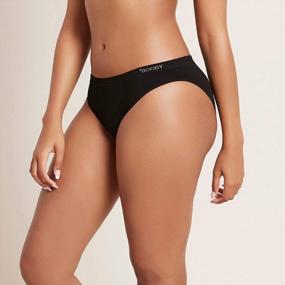 img 2 attached to Eco-Friendly Bamboo Viscose Women'S Classic Low Rise Bikini Briefs - Soft, Breathable & Seamless Stretch Panties.