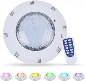 img 4 attached to 25W RGB Color LED Swimming Pool Light With Remote Controller For Underwater Pool Spa Lighting By Harbin-Star