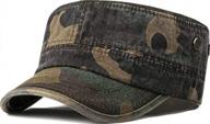 versatile unisex military army hat: trendy camo design and adjustable comfort for men and women logo