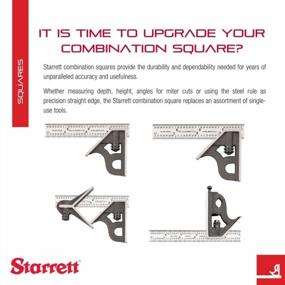 img 2 attached to 📐 Starrett C33H 6 4R 6 Inch Combination Hardened for Accurate and Versatile Measurements